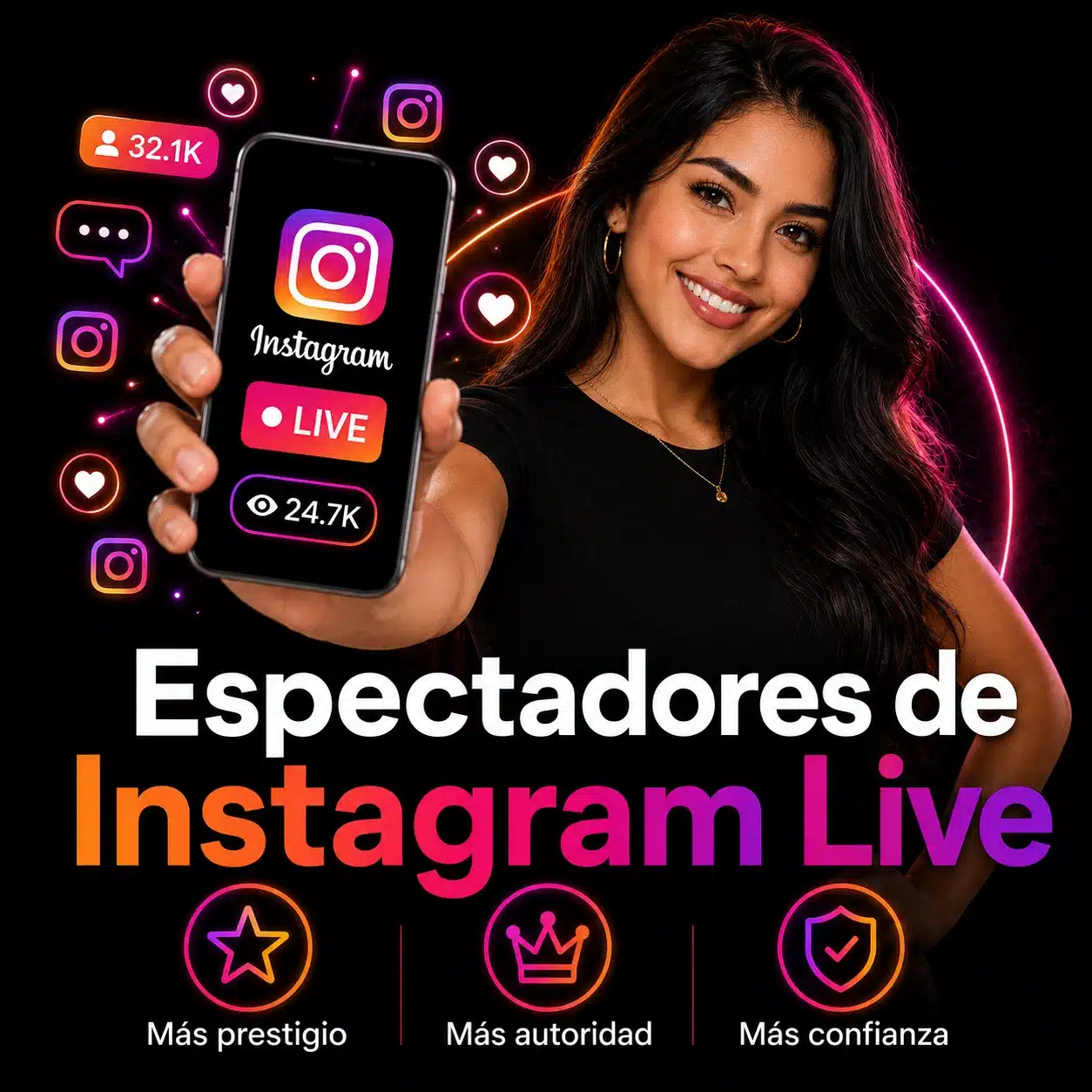 Comprar Espectadores para Instagram Live 2026