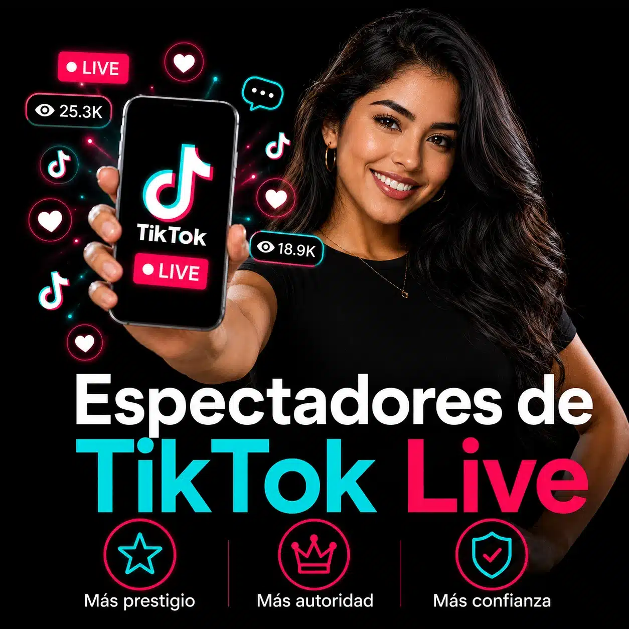 Comprar Espectadores para TikTok LIVE 2026